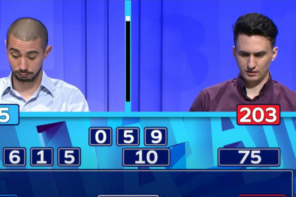 BRANIMIR ODUŠEVIO VODITELJKU U SINOĆNOJ SLAGALICI: Rešio igru u SAMO 2 POTEZA, pomogla mu POPULARNA PESMA (VIDEO)