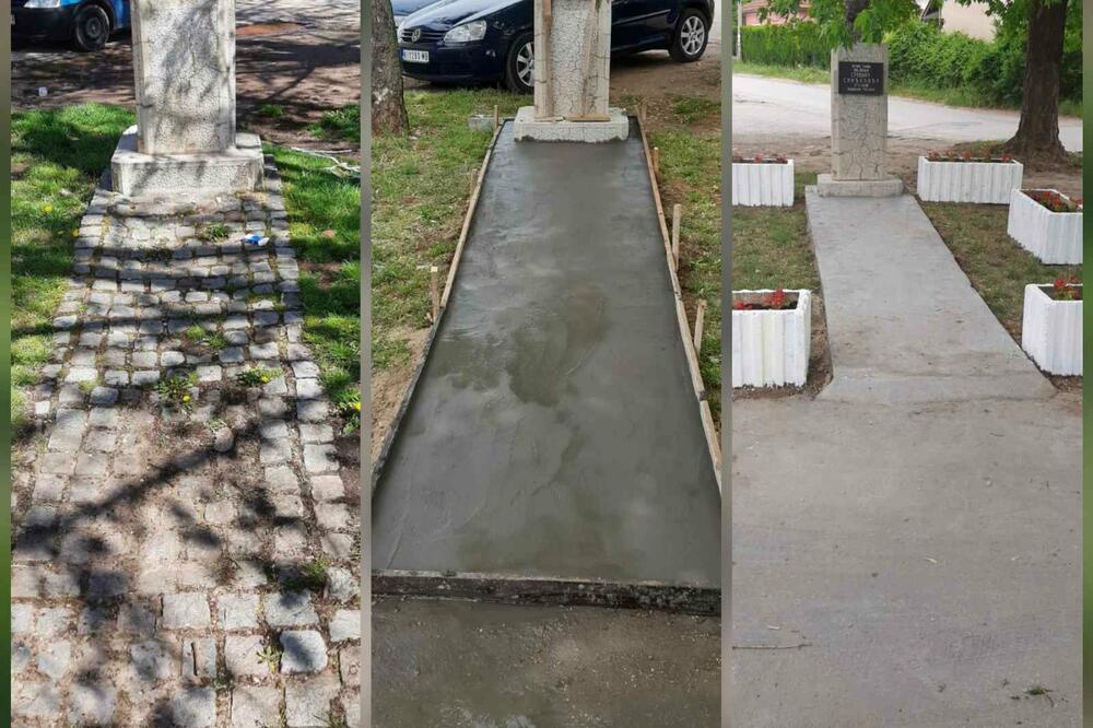 OBNOVLJEN SPOMENIK NAJVEĆEM SRPSKOM JUNAKU! Sad je to kako treba, DA DECA ZNAJU SVE O HEROJU! (FOTO)