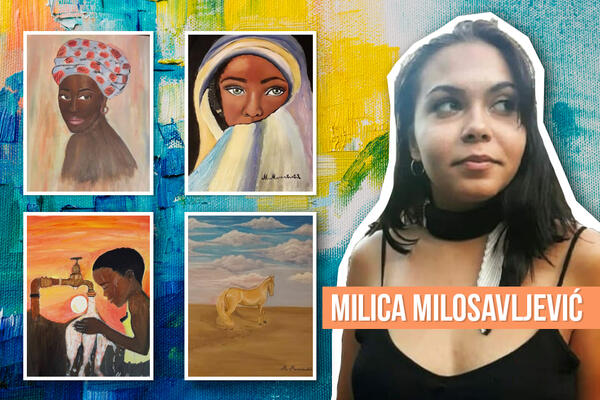 LJUDI SU PREPOZNALI MOJU DUŠU KROZ MOJA DELA: Milica je mlada slikarka koja koristi TALENAT da bi platila ŠKOLARINU