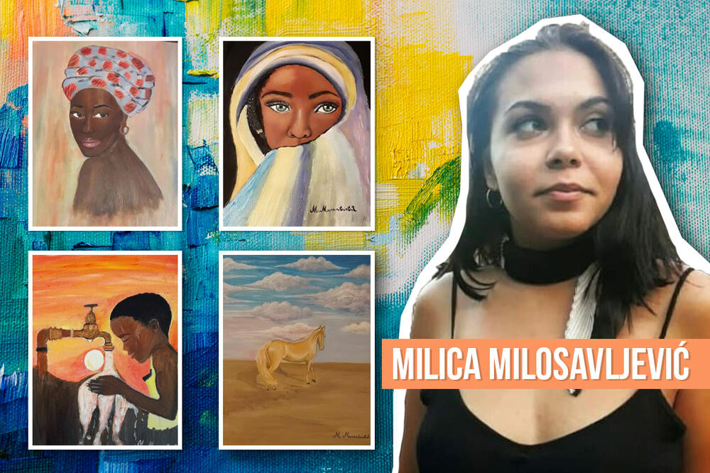 LJUDI SU PREPOZNALI MOJU DUŠU KROZ MOJA DELA: Milica je mlada slikarka koja koristi TALENAT da bi platila ŠKOLARINU