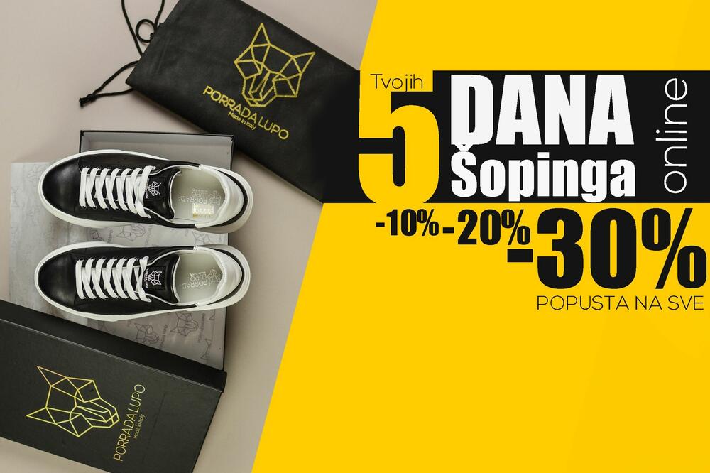 UGRABITE OMILJENI MODEL: Originalna italijanska obuća i naočare za sunce sada NA SNIŽENJU od 10 do 30 odsto!