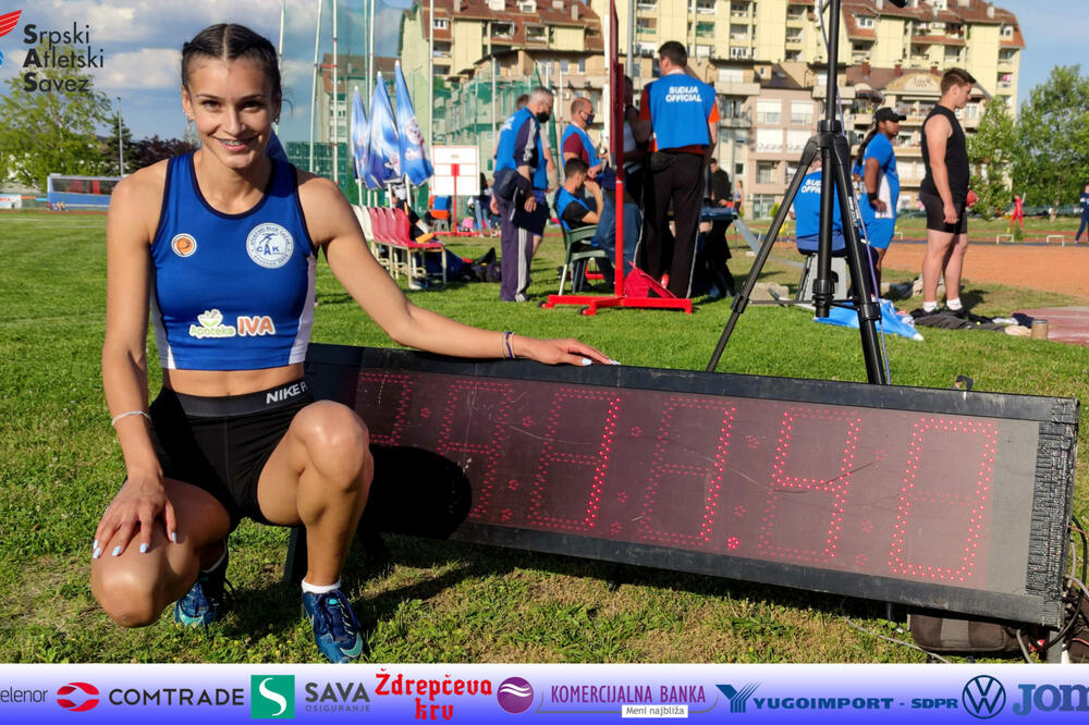 RAĐA SE NOVA IVANA ŠAMPIONKA: Mlada atletičarka dva puta u istom danu oborila državni rekord!