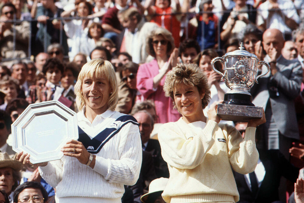 Martina Navratilova (levo) sa Kris Evert