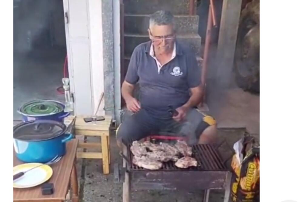 ZAMALO NASTRADAO! Srpski penzioner Dragan Paunović SNIMAO video za TikTok, napravio ozbiljnu grešku