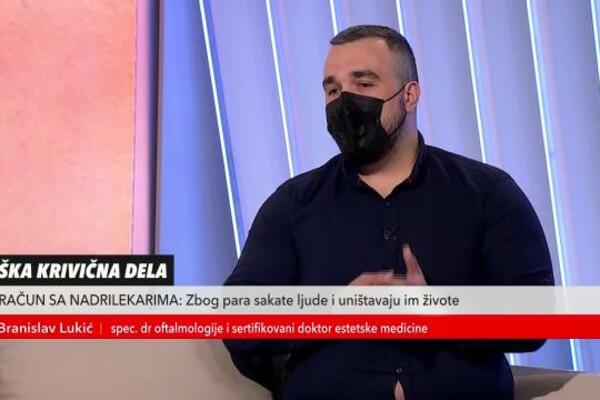 30 DEVOJAKA PODNELO KRIVIČNU PRIJAVU PROTIV NADRILEKARKE: Doktor Lukić: Nestručnost može da dovede do SLEPILA!