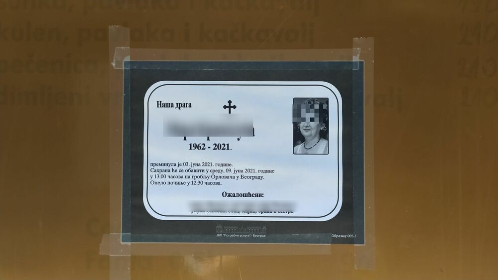 Umrlica podsetila komšije na eksploziju u Čika Ljubinoj