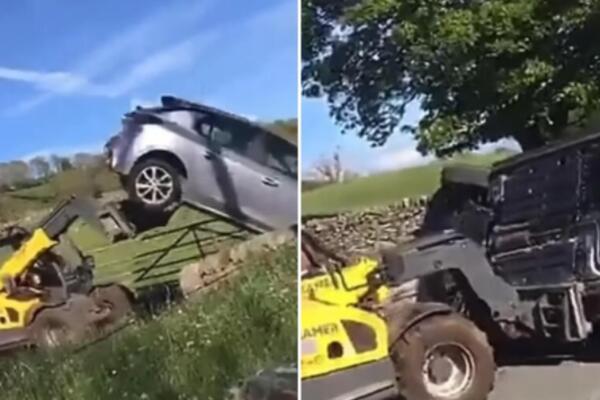 NESVAKIDAŠNJI PARKING SERVIS: Besni farmer naučio nevaspitanog vozača LEKCIJU, ovo niko nije OČEKIVAO! (VIDEO)