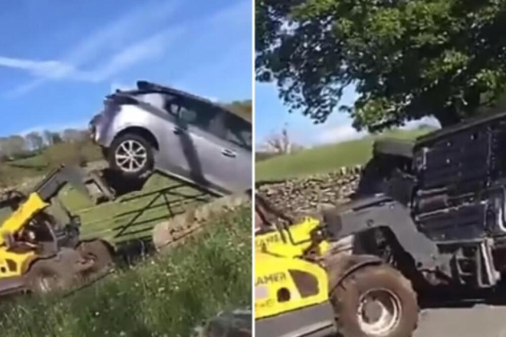 NESVAKIDAŠNJI PARKING SERVIS: Besni farmer naučio nevaspitanog vozača LEKCIJU, ovo niko nije OČEKIVAO! (VIDEO)