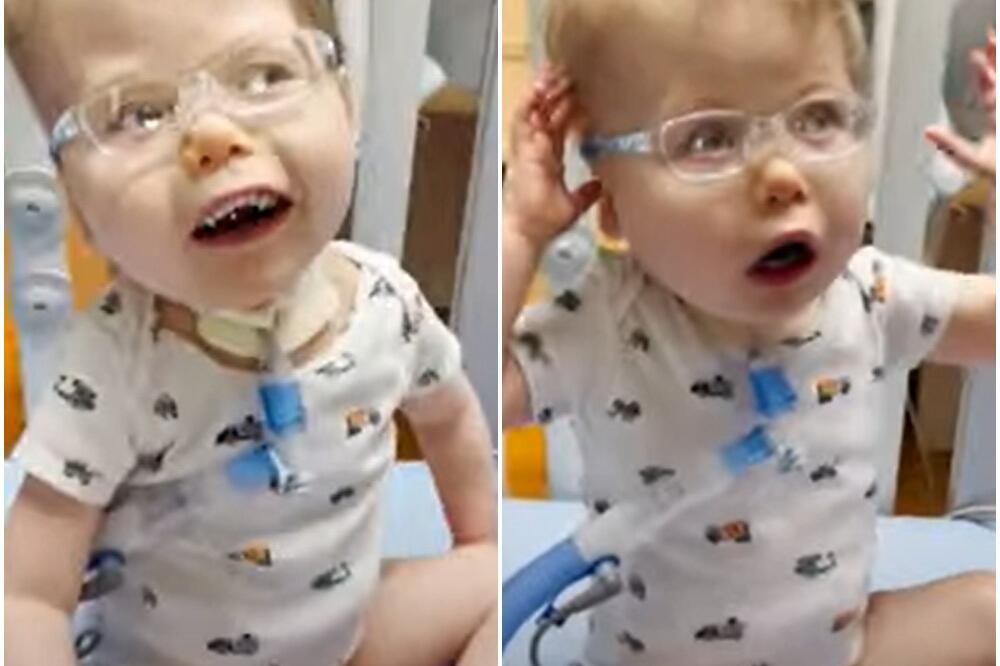 OVAJ VIDEO SLAMA SRCA: Dečak (3) sa Digeorgevim sindromom prvi put ugledao svoje roditelje!
