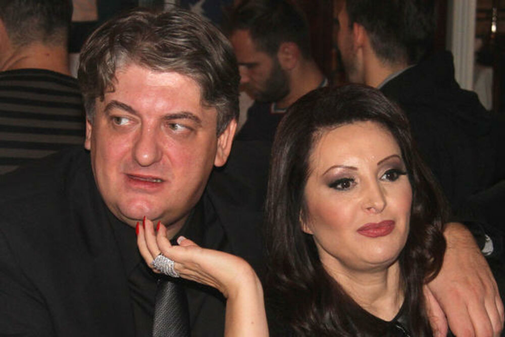 Dragana Mirković sa suprugom Tonijem