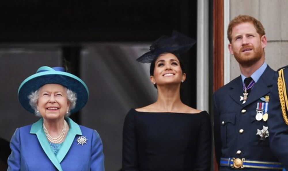 Kraljica Elizabeta, Megan Markl i princ Hari