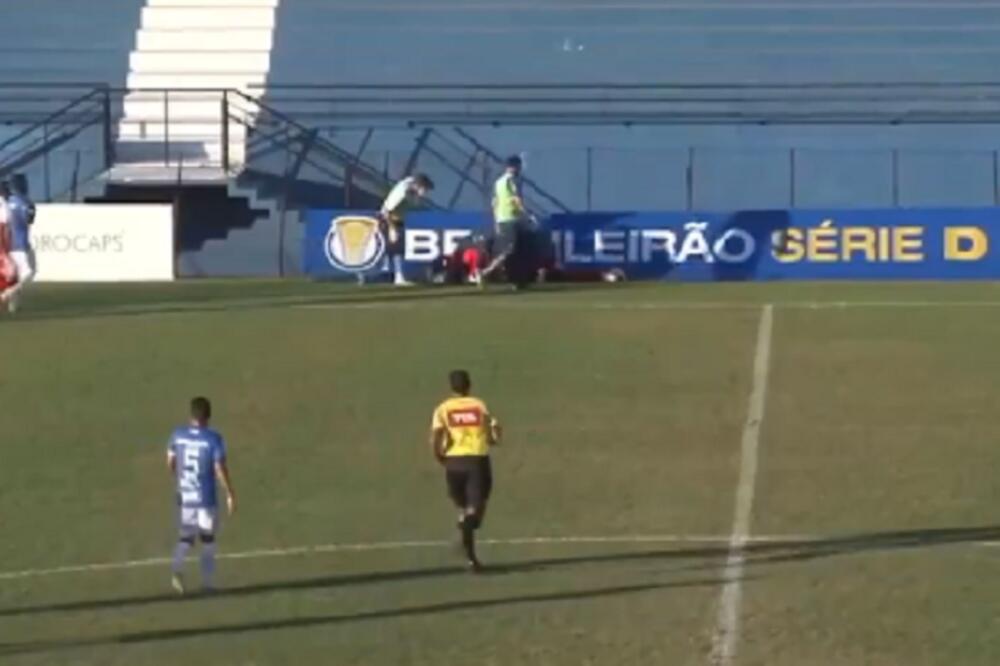 U BRAZILU SE KAO I NA PARKENU ODVIJALA DRAMA: Fudbaler pao na zemlju bez svesti, saigrači se molili za njegov život