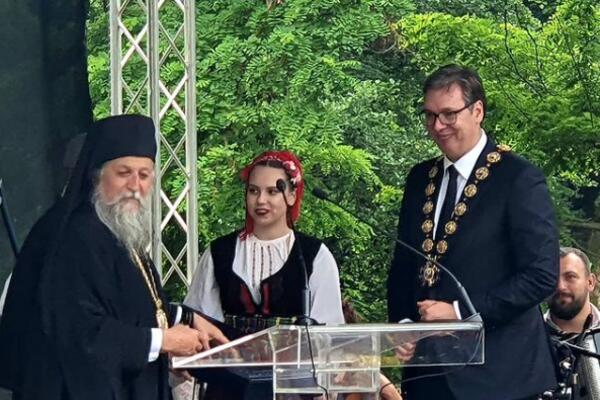 SVEČANO: Vučić na obeležavanju 950 godina manastira Sveti Prohor Pčinjski! Predsednik primio orden