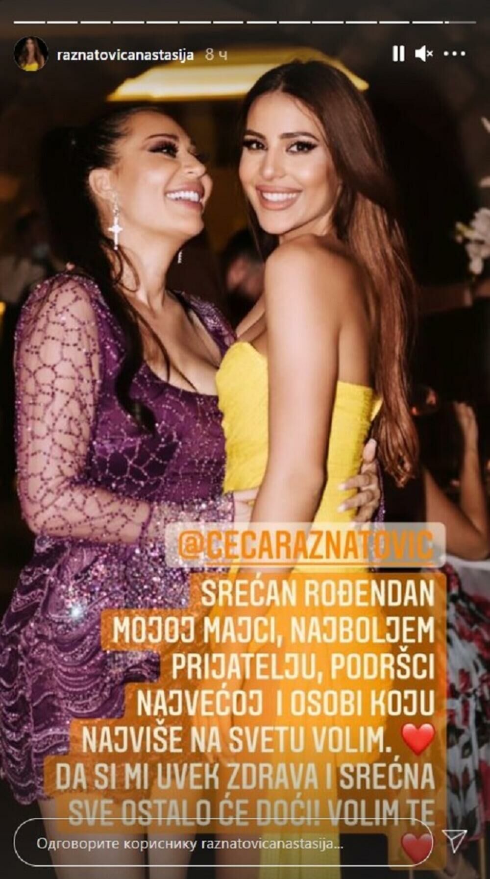 Ceca Ražnatović, Anastasija Ražnatović