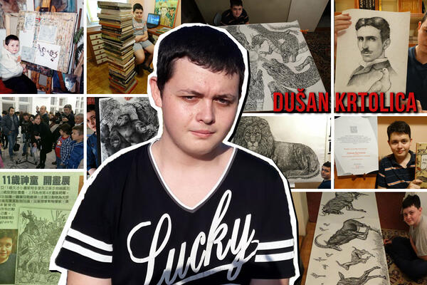 DUŠAN KRTOLICA (19) IMA NADLJUDSKI TALENAT! Ima ga i na ulicama HONG KONGA, a on je živa enciklopedija i novi DIRER