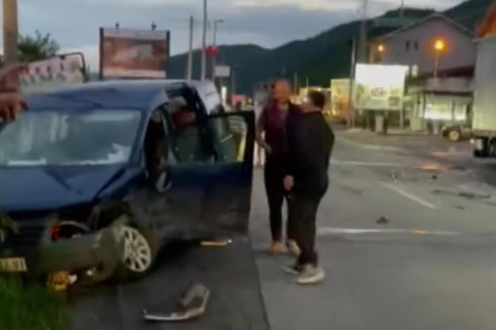 JEZIV UDES NA ULAZU U NOVI PAZAR: Stravičan SUDAR na petlji, 3 osobe hitno prevezene u bolnicu!(VIDEO)