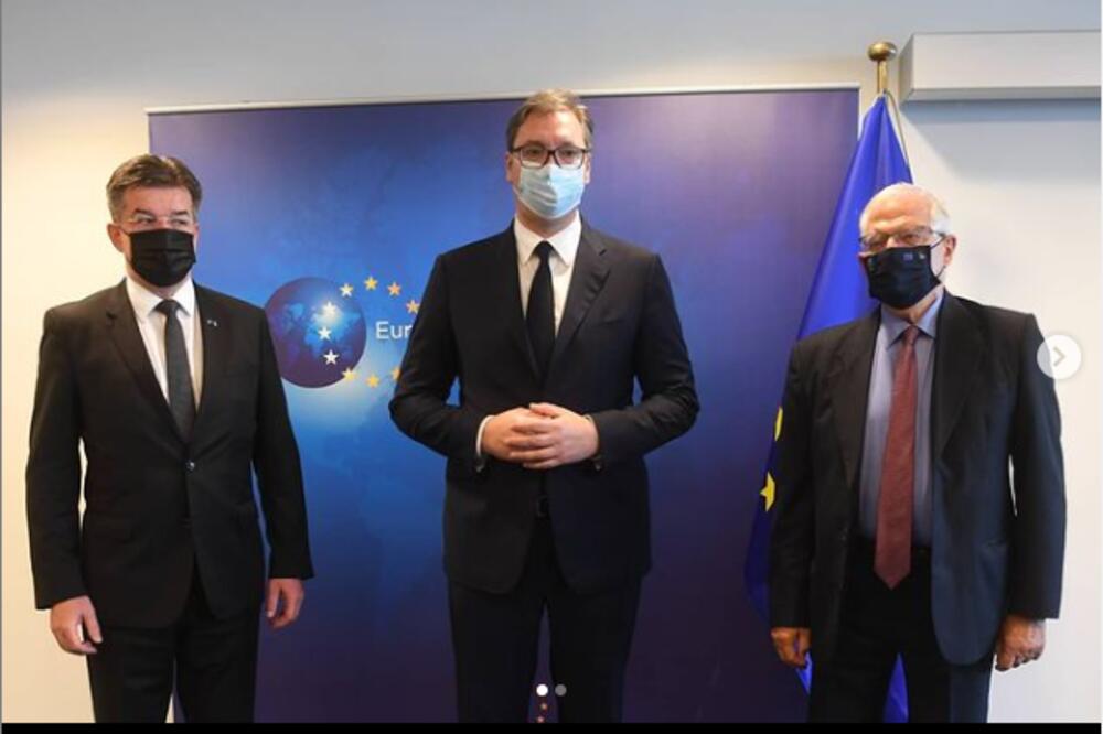 VUČIĆ SE SASTAO SA EVROPSKI ZVANIČNICIMA: Dijalog je važan, Srbija je najvažnija!