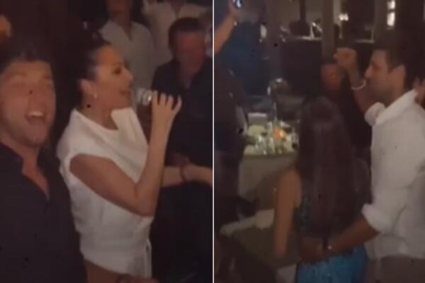 CECA PEVALA ĐOKOVIĆU NA UVCE, ISPLIVAO SNIMAK, HAOS ŽURKA: Havarija, Nole u transu, a o JELENI DA NE PRIČAMO!