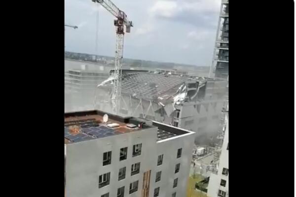 HOROR U BELGIJI! Urušila se nedovršena ŠKOLSKA ZGRADA, stradala petorica RADNIKA! (VIDEO)