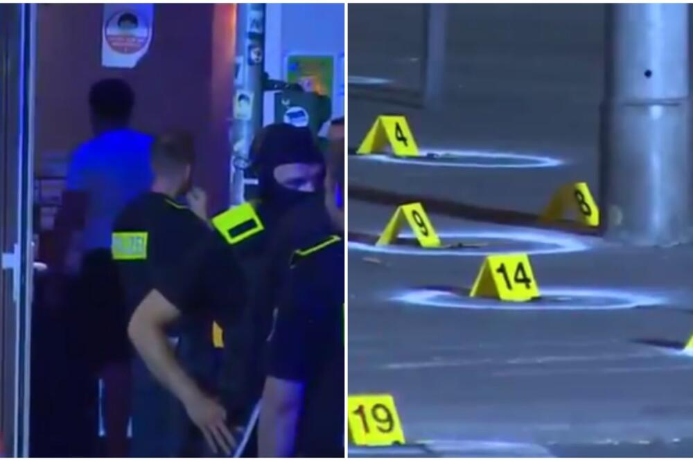 PRVI SNIMCI SA MESTA GDE JE NOVOPAZARAC USTRELJEN! Obeležena mesta gde su padale čaure, policija naoružana do zuba