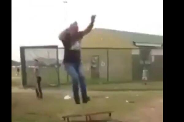 AL SE RAZBIO TIP! Hteo je da napravi SALTO MORTALE, i USPEO JE! (VIDEO)