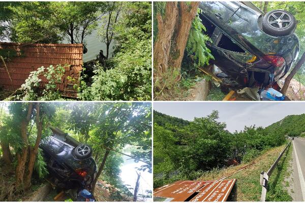 VOZAČ ZASPAO NA PUTU KA UŽICU, SLETEO, A ONDA SE DESILO ČUDO! Svi se pitaju kako su ostali svi živi? (FOTO)