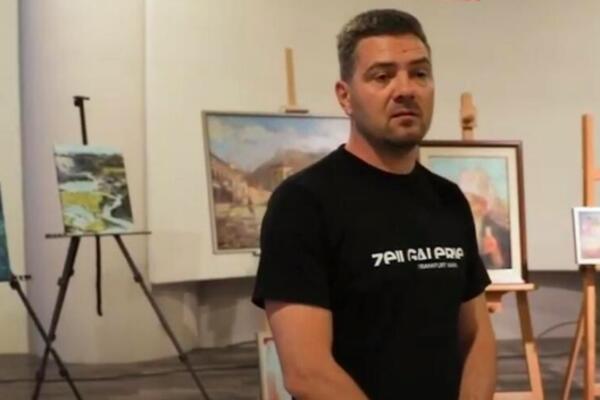 ZAVRŠENA HUMANITARNA AUKCIJA U VRANJU: Prodate SVE slike, sakupljeno 2.880 evra za LEČENJE Marka Stankovića!