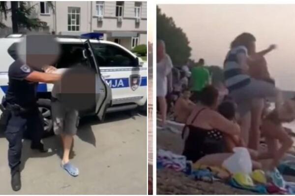 SAD VIŠE NISI TAKO HRABAR! Objavljen snimak hapšenja nasilnika sa Ade (VIDEO)
