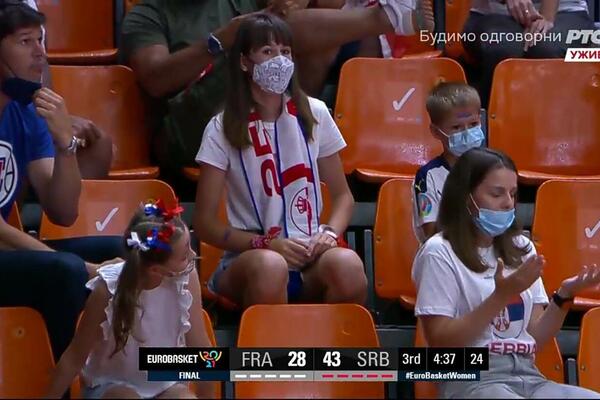 ČUVENI NAPADAČ "ORLOVA" BODRIO KOŠARKAŠICE: Doneo je sreću zemljakinjama! (FOTO)