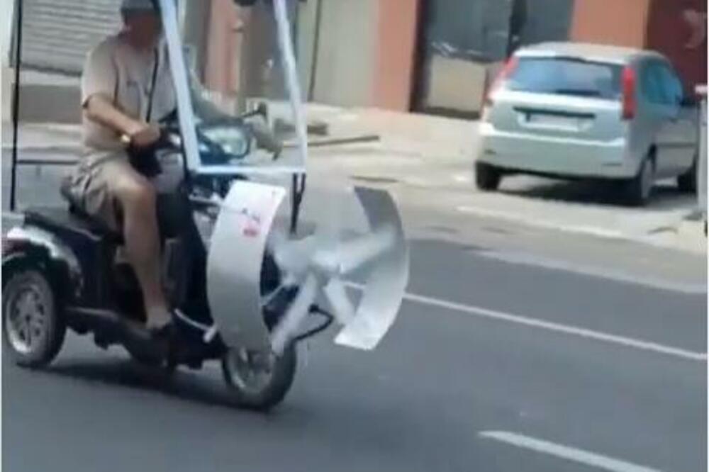 GTA SAN ANDREAS USRED DORĆOLA: Beograđane zabezeknuo prizor sa ulice, nikome nije jasno šta se dešava (VIDEO)