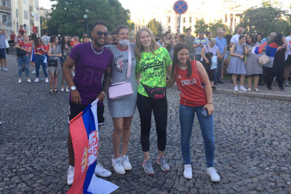 Doček košarkašica 2021., Doček košarkašica