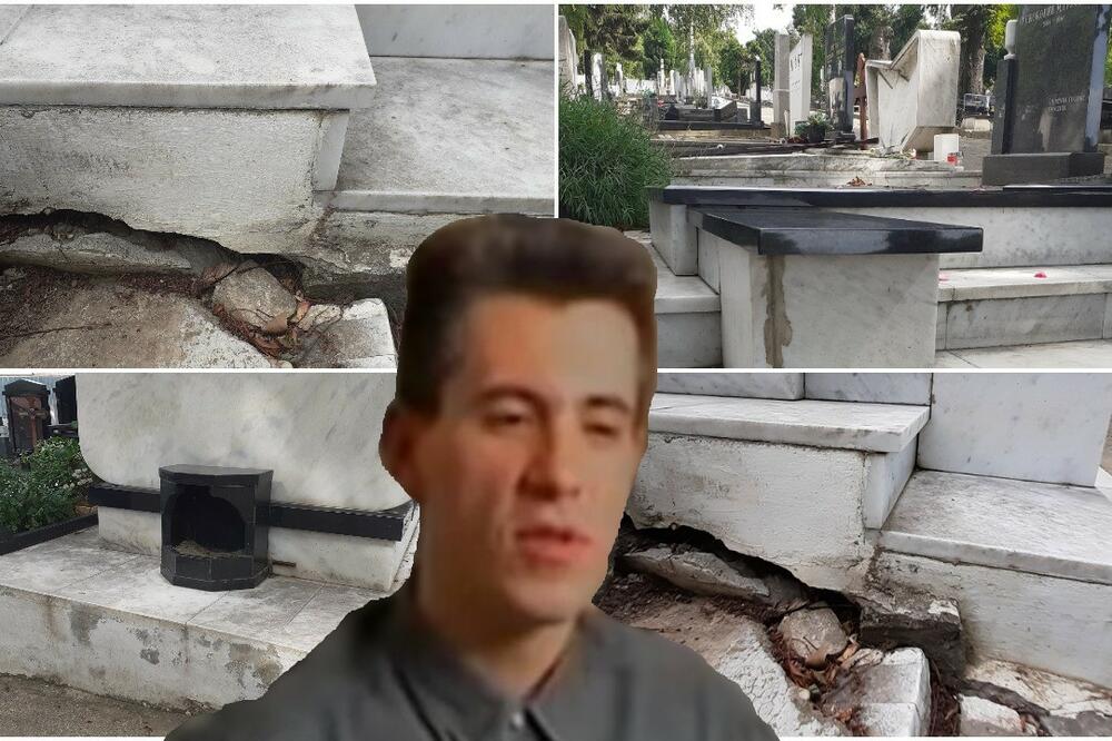 ŠTA SE OVDE DESILO? Grob Milana Mladenovića zapušten propada, iz Zadužbine imali OBJAŠNJENJE (FOTO)