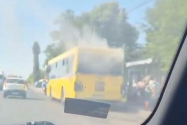 DRAMA U IRSKOJ: 4 muškarca otela i zapalila autobus