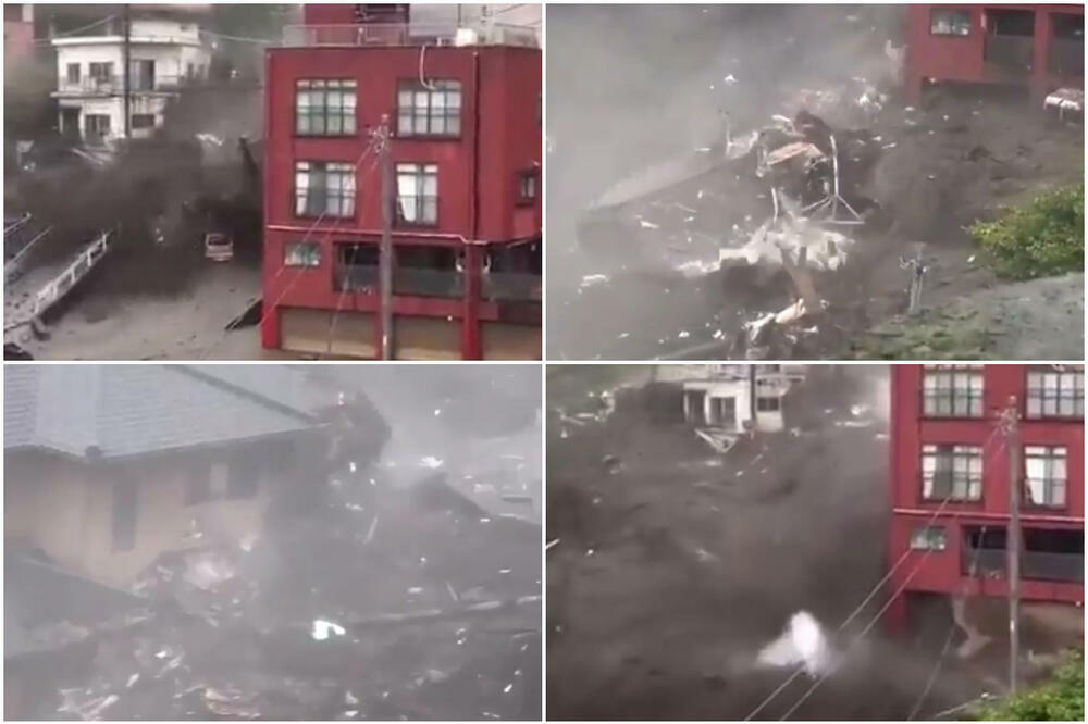 NAJMANJE 19 LJUDI NESTALO U JAPANU: Strašno nevreme napravilo klizište, blato prekrilo desetine kuća (VIDEO)