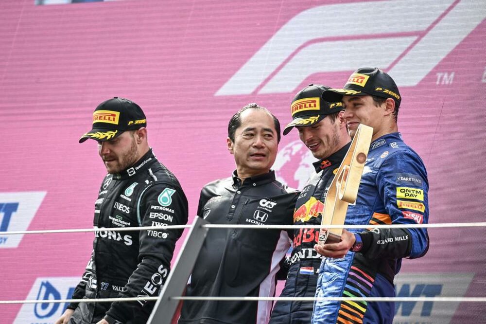 Valteri Botas, Maks Ferstapen, Lando Noris