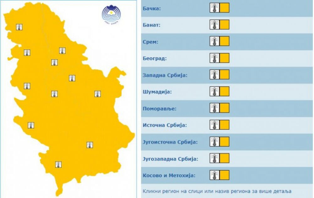 Žuti meteoalarm