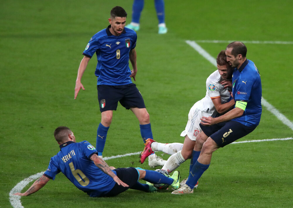 Marko Verati, Žoržinjo, Đorđo Kjelini, Dani Olmo, Fudbalska reprezentacija Italije