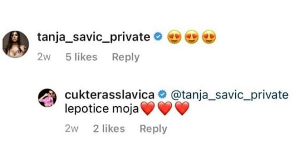 Tanja Savić, Slavica Ćukteraš