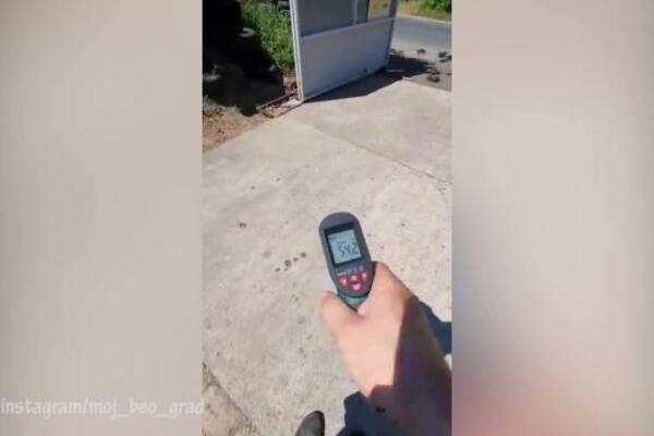 ZEMLJA GORI U BEOGRADU: U prestonici izmereno 60 stepeni, asfalt se usijao! (FOTO)