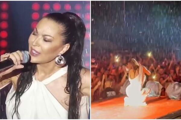 PLAŠILA SE DA JE NE SPUCA GROM! CECA PODELILA UTRISKE NASTUPA GDE JE PEVALA MOKRA I BOSA: Ide kući da se OPORAVLJA!