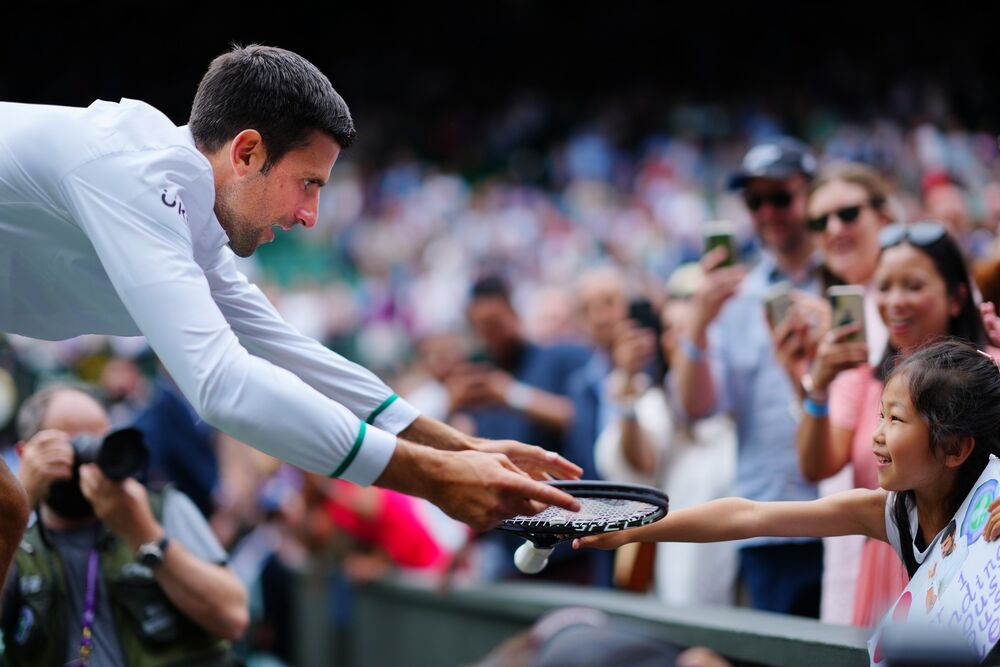 Devojčica navijač Novaka Đokovića, Novak Đoković, Navijačica Novaka Đokovića