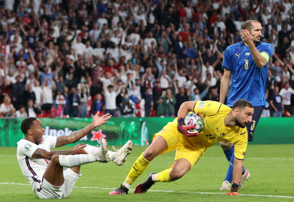 Rahim Sterling, Đorđo Kjelini, Đanluiđi Donaruma