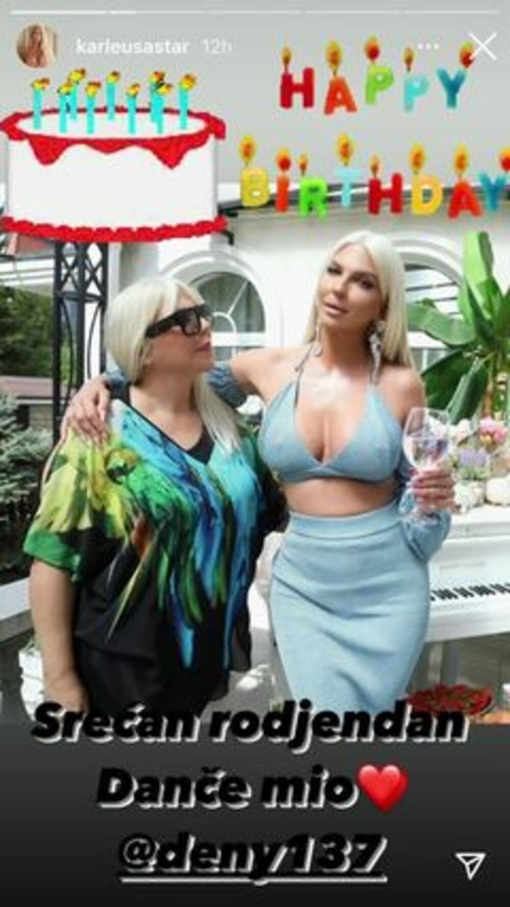 Jelena Karleuša sa tetkom