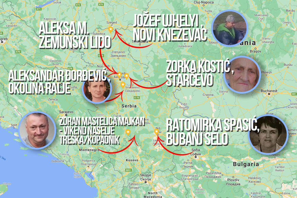 MAPA NESTALIH U SRBIJI! Od početka jula ljudima se gubi trag na misteriozan način, policija ih danima traži (FOTO)
