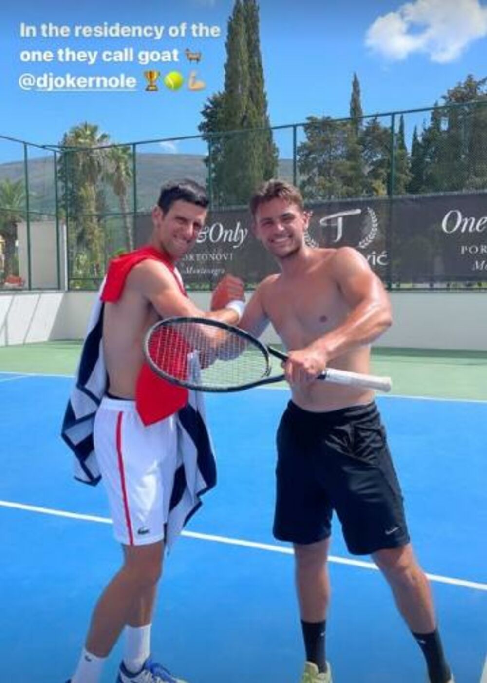 Janićije Karić, Novak Đoković