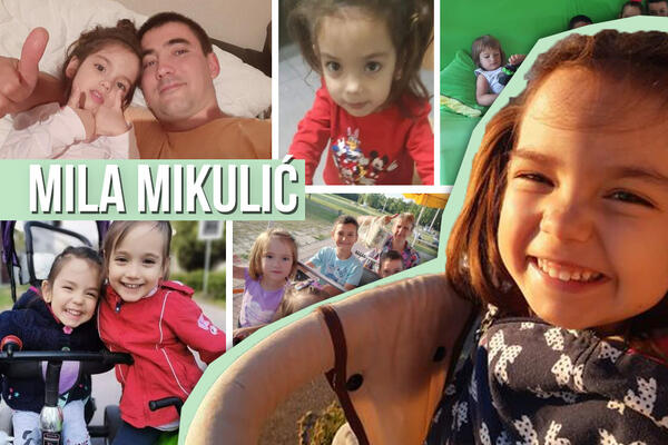 NE MOŽE NA NOGE, SVE JOJ JE TEŽE DA OZDRAVI ČAK I OD PREHLADE: Mila ima SMA, a OCU ČETVORO dece treba POMOĆ! (FOTO)