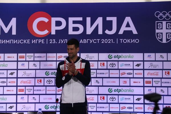 NOVAK PORUČIO SRBIJI - U TOKIO IDEM PO ZLATO: Nole puca pred put na OLIMPIJSKE IGRE!