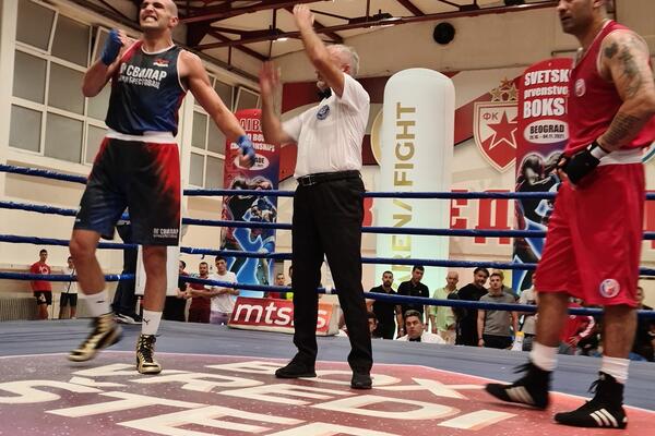 ZVEZDA SLAVILA U PRVOM MEČU SUPERLIGE U BOKSU: Veljko pobedio Stankovića, Sombor vreba šansu u revanšu!