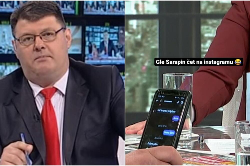 "JE L' TO PRAVI POLJUBAC?" CELA SRBIJA BRUJI O SARAPINIM PORUKAMA KOJE ŠALJE ZA VREME UŽIVO PROGRAMA!