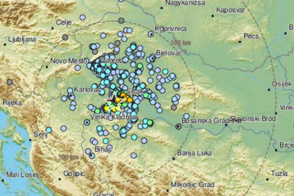 JAK ZEMLJOTRES POGODIO HRVATSKU! Epicentar 25 kilometara od ZAGREBA! SVE SE TRESLO, komentarišu na internetu